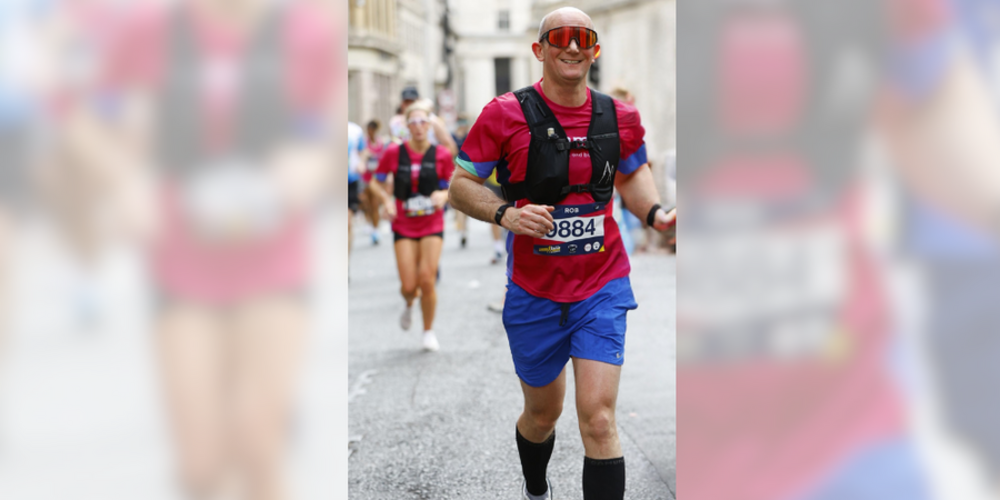 Rob Brockbanks completes the London Landmarks Half Marathon for Tommy’s