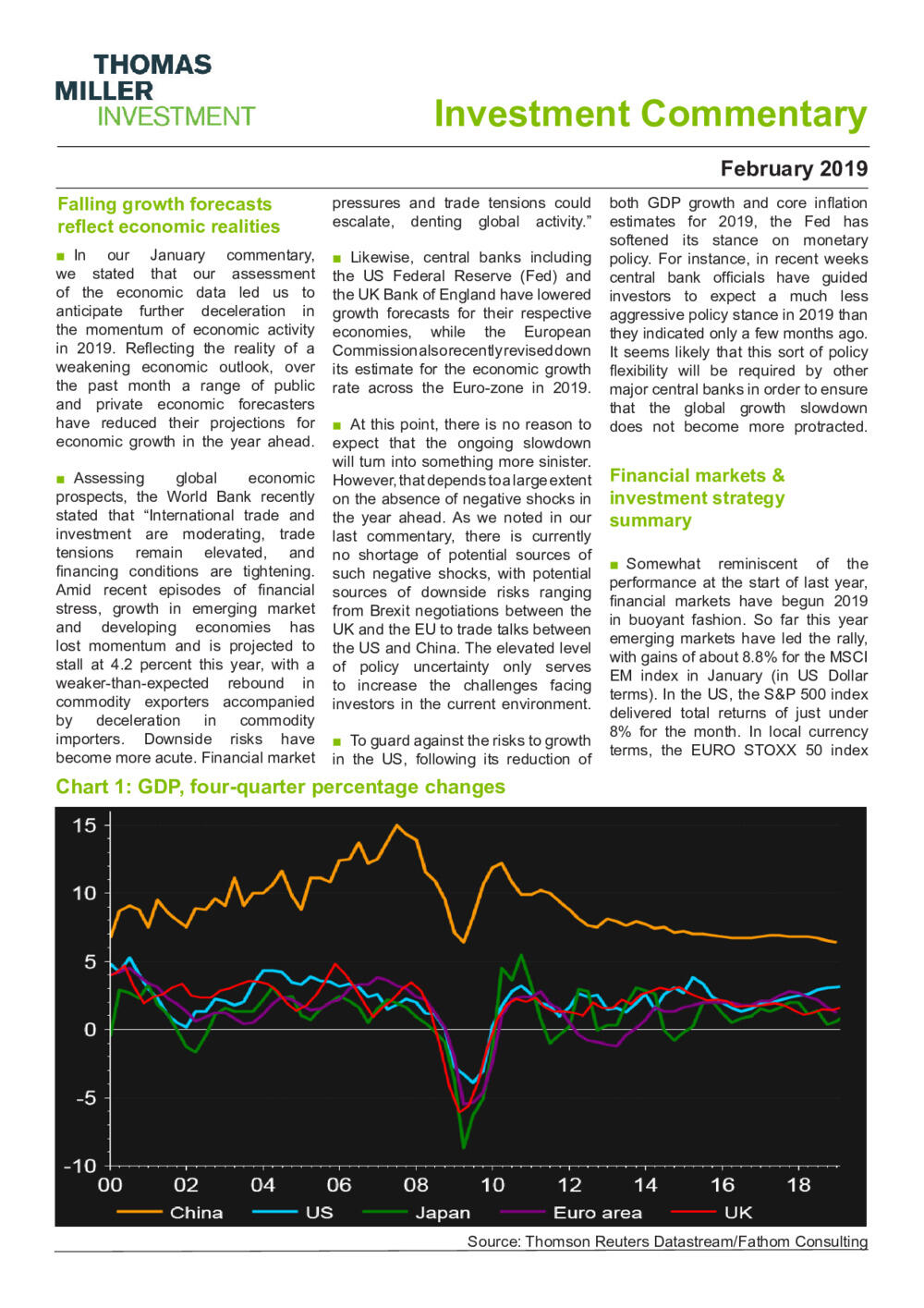 Investment Commentary February 2019